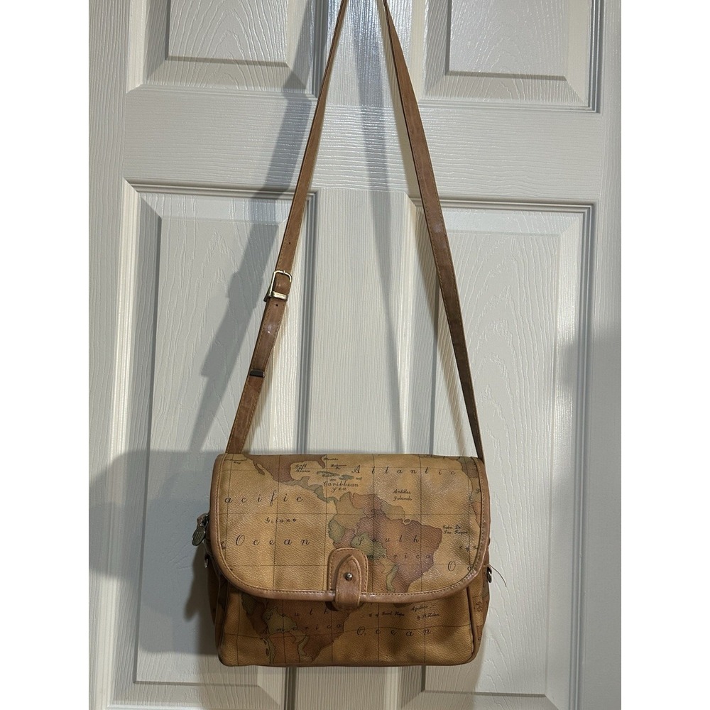 vintage gitano World Map Purse‎